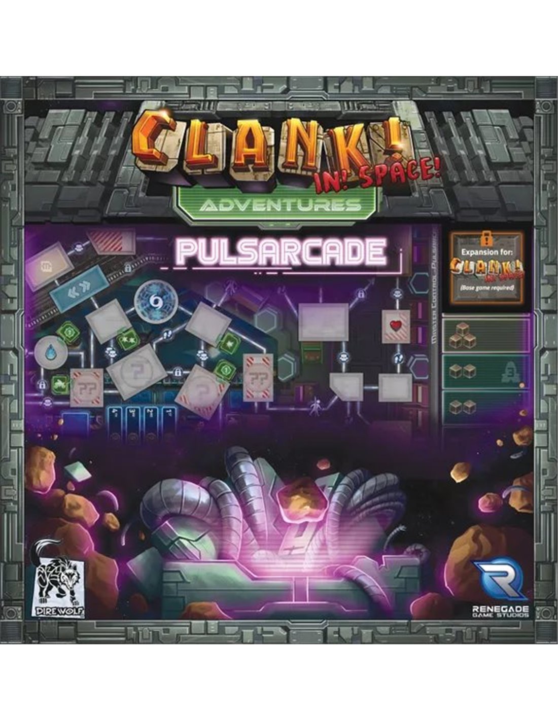 Clank! In Space! Uitbreiding: Pulsarcade (Bordspellen), Renegade Game Studio 