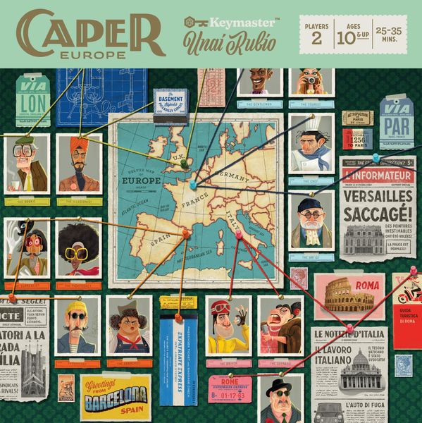 Caper: Europe (Bordspellen), Keymaster Games