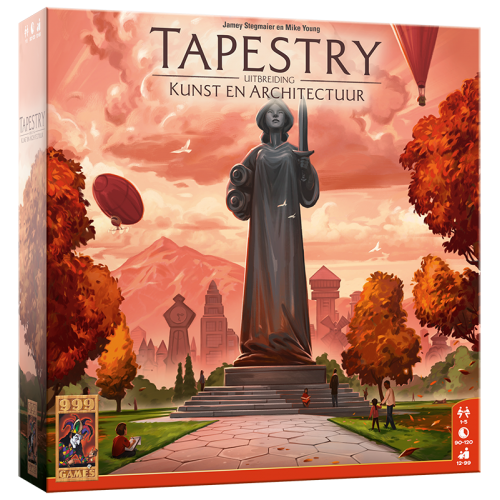 Tapestry Uitbreiding 2: Kunst en Architectuur (Bordspellen), 999 Games