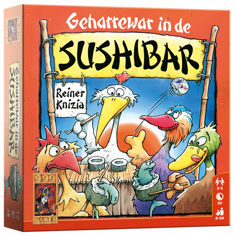 Geharrewar In De Sushi-Bar (Bordspellen), 999 Games