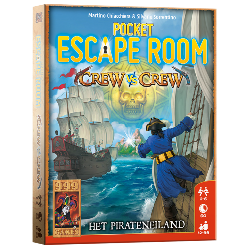 Pocket Escape Room: Crew vs Crew (Bordspellen), 999 Games