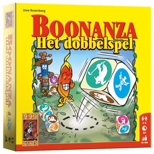 Boonanza: Het Dobbelspel (Nieuwe Editie) (Bordspellen), 999 Games