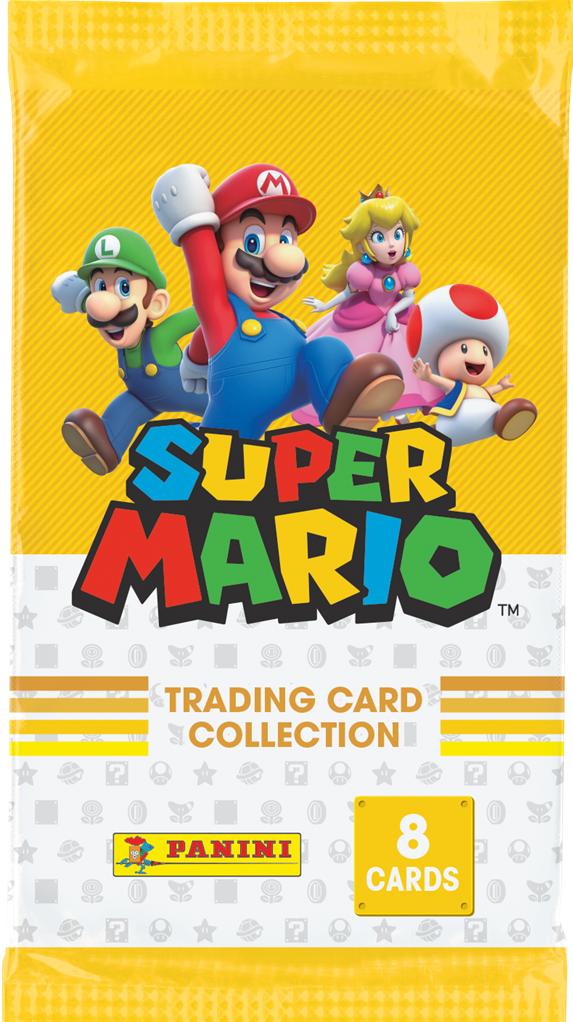 Super Mario Trading Card - Booster Pack (Bordspellen), Panini