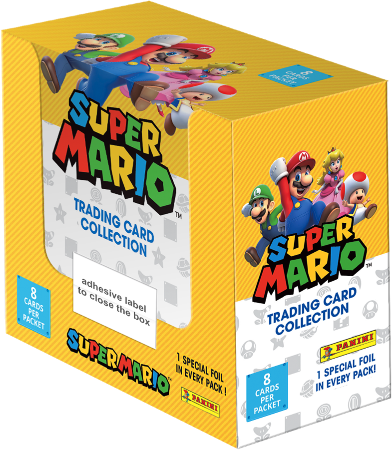 Super Mario Trading Card - Booster Box (Bordspellen), Panini