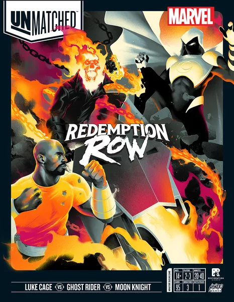 Unmatched Marvel: Redemption Row (Bordspellen), Restoration Games