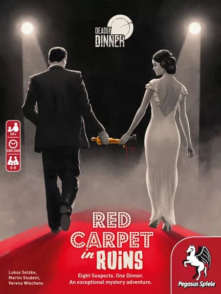 Deadly Dinner: Red Carpet In Ruins (Bordspellen), Pegasus Spiele