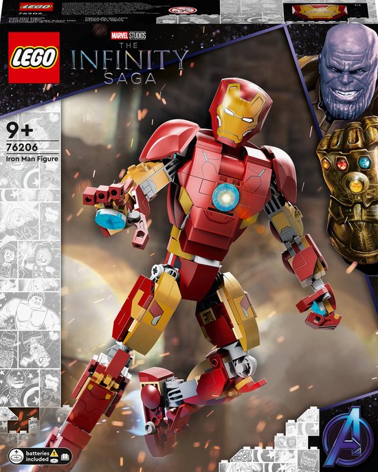 Boxart van Marvel Iron Man Figuur (Marvel) (76206) (Marvel), Marvel