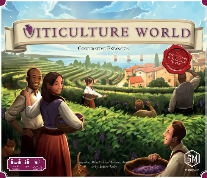 Viticulture Uitbreiding: World (Bordspellen), Stonemaier Games