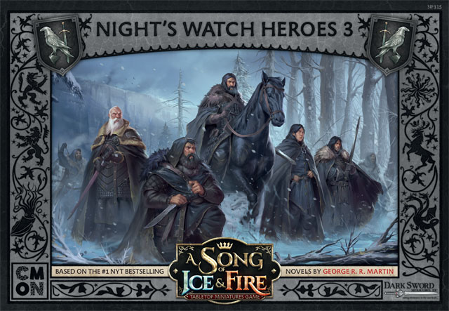 A Song Of Ice & Fire Uitbreiding: Night's Watch: Heroes III (Bordspellen), Cool Mini Or Not
