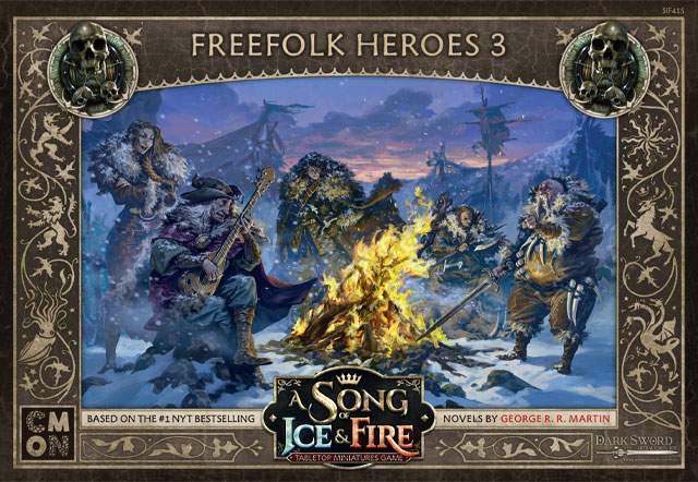 A Song Of Ice & Fire Uitbreiding: Free Folk: Heroes III (Bordspellen), Cool Mini Or Not