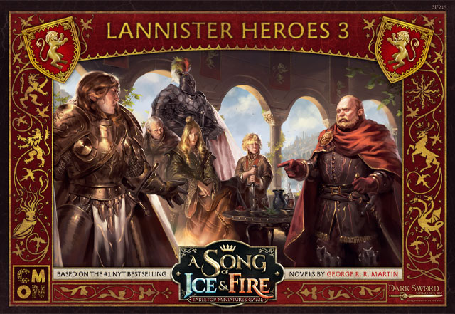A Song Of Ice & Fire Uitbreiding: Lannister: Heroes III (Bordspellen), Cool Mini Or Not
