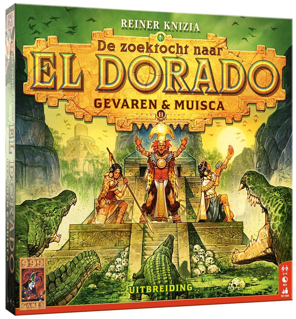De Zoektocht naar El Dorado Uitbreiding 2: Gevaren & Muisca Uitbreiding (Bordspellen), 999 Games