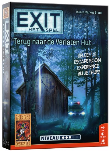 EXIT: Terug naar de Verlaten Hut (Bordspellen), 999 Games