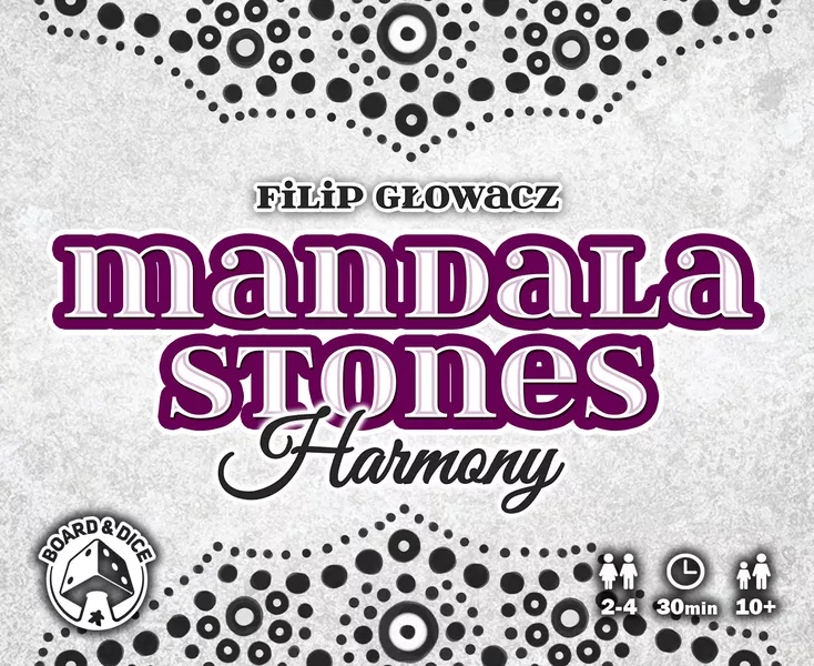 Mandala Stones Uitbreiding: Harmony (Bordspellen), Board & Dice