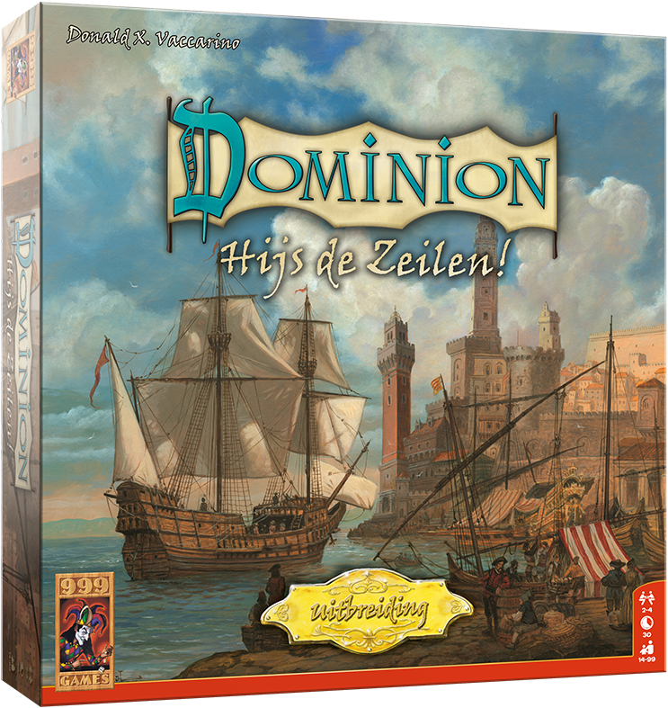 Dominion Uitbreiding: Hijs de Zeilen (2022 Editie) (Bordspellen), 999 Games