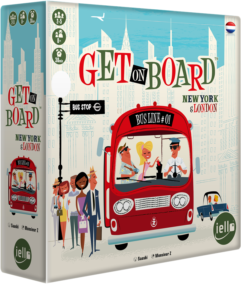Get On Board: New York & London (Bordspellen), Iello