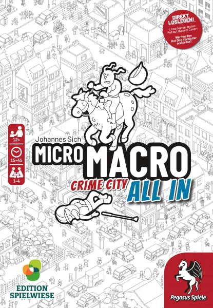 MicroMacro Crime City: All In (ENG) (Bordspellen), Pegasus Spiele 