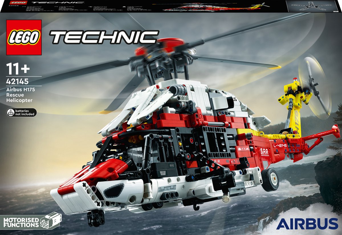 Boxart van Airbus H175 Reddingshelikopter (Technic) (42145) (Technic), Technic