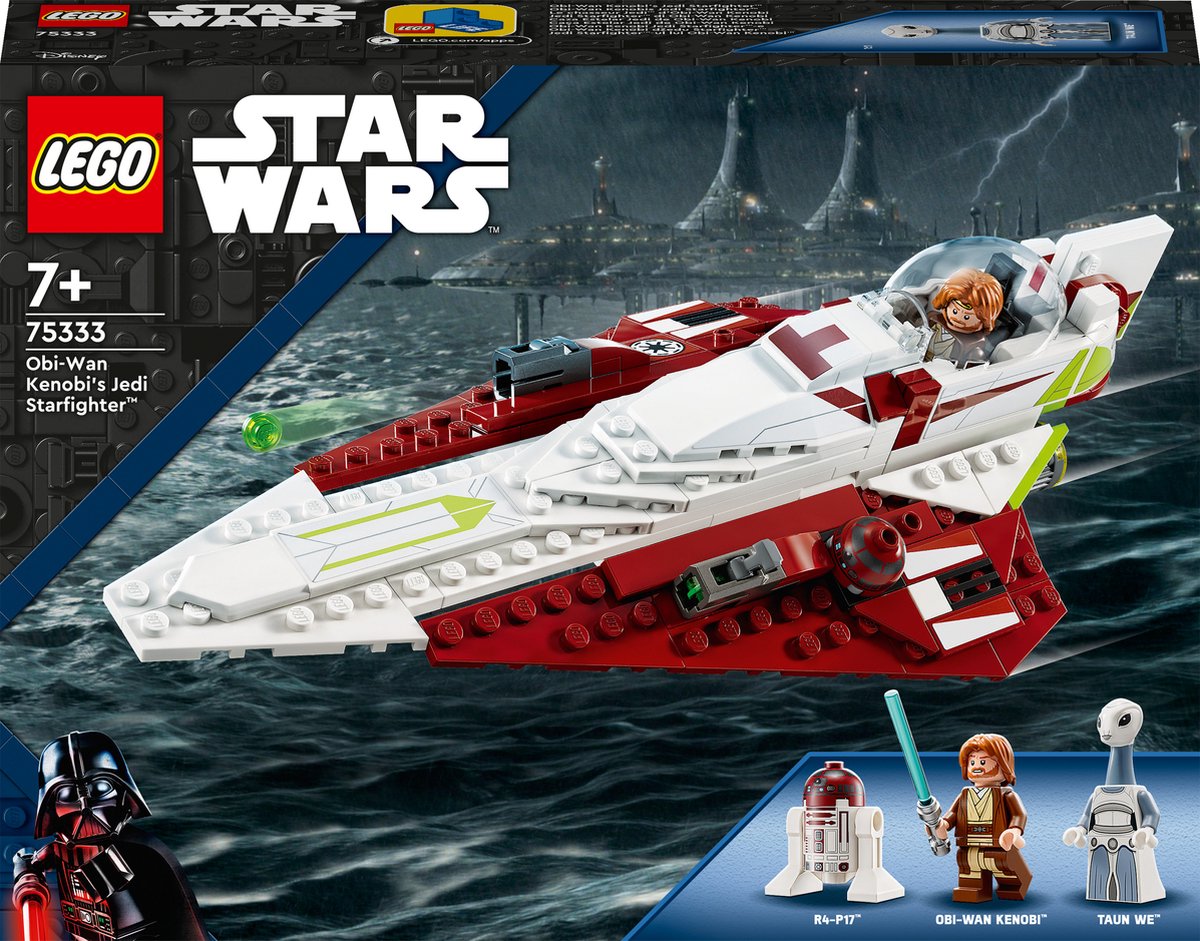 Boxart van De Jedi Starfighter van Obi-Wan Kenobi (Star Wars) (75333) (StarWars), Star Wars