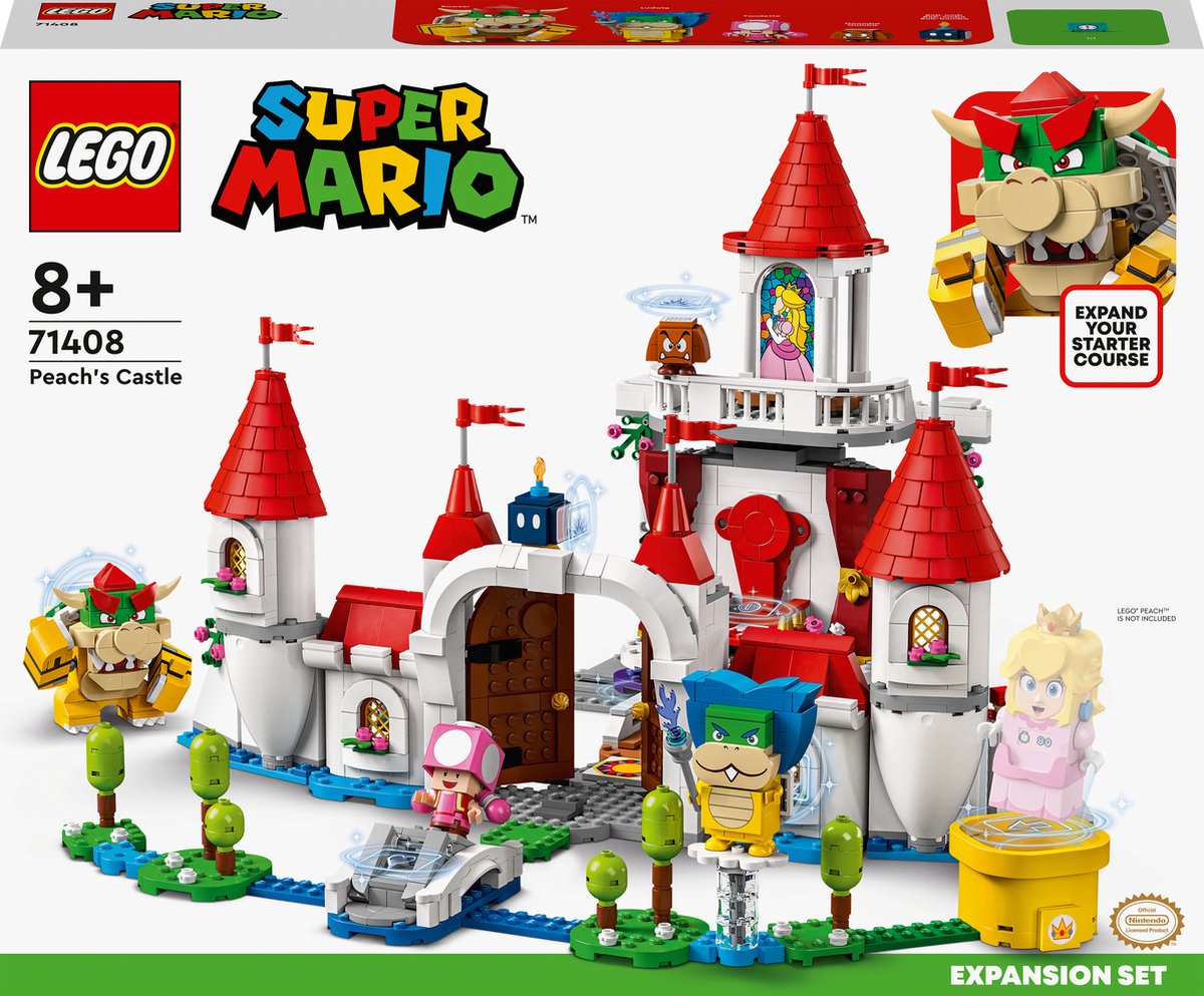 Boxart van Uitbreidingsset: Peach’ kasteel (Super Mario) (71408) (SuperMario), Super Mario Avonturen