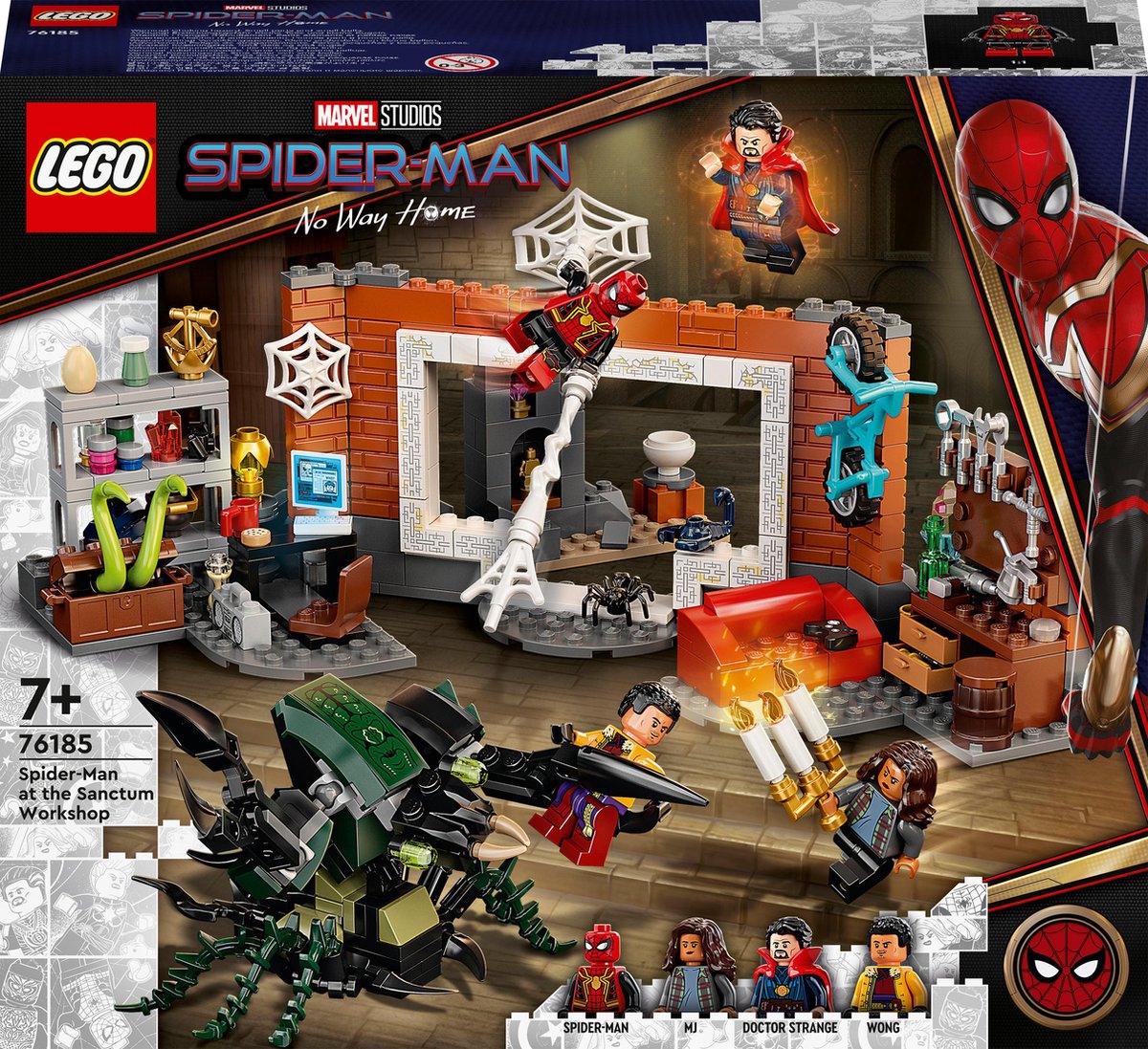 Boxart van Spiderman bij de Sanctum Uitvalbasis (Marvel) (76185) (Marvel), Marvel