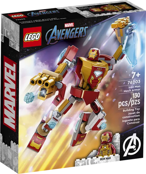 Boxart van Iron Man Mechapantser (Marvel) (76203) (Marvel), Marvel