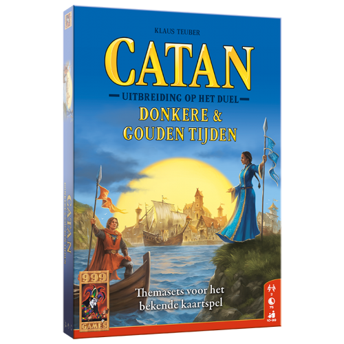 Catan: het Duel - Donkere en Gouden Tijden (Bordspellen), 999 Games