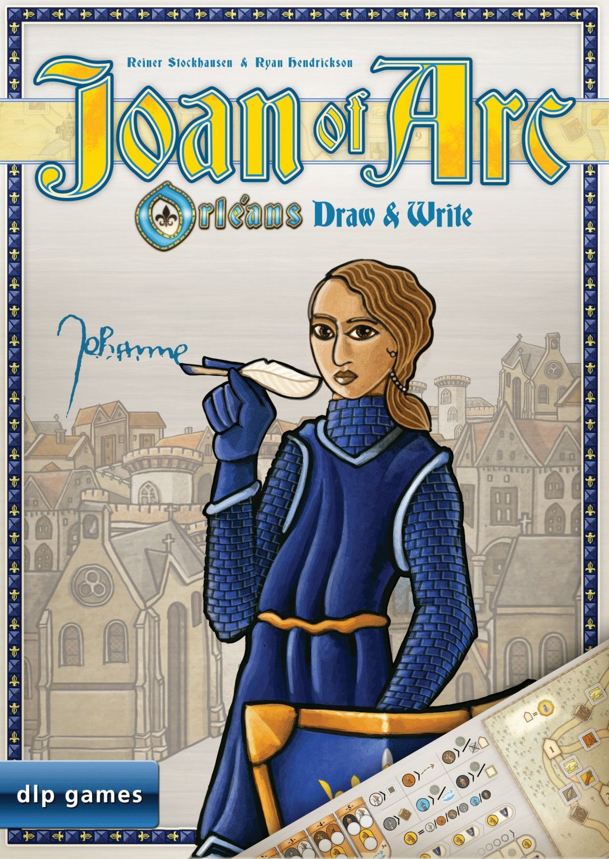 Joan Of Arc: Orléans Draw & Write (Bordspellen), dlp Games