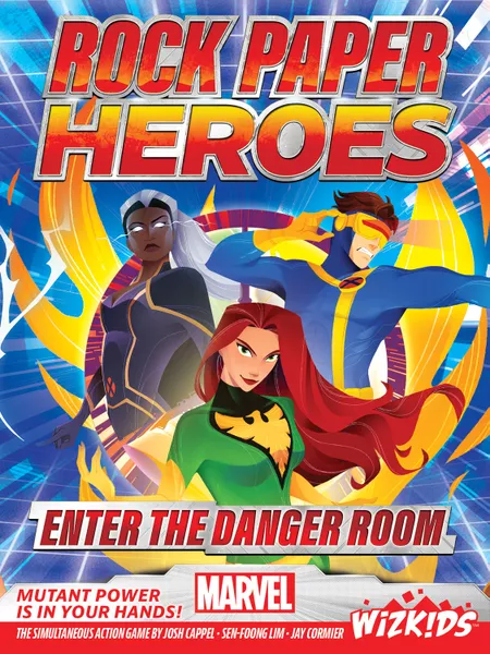 Marvel Rock Paper Heroes - Enter the danger room (Bordspellen), Wizkids