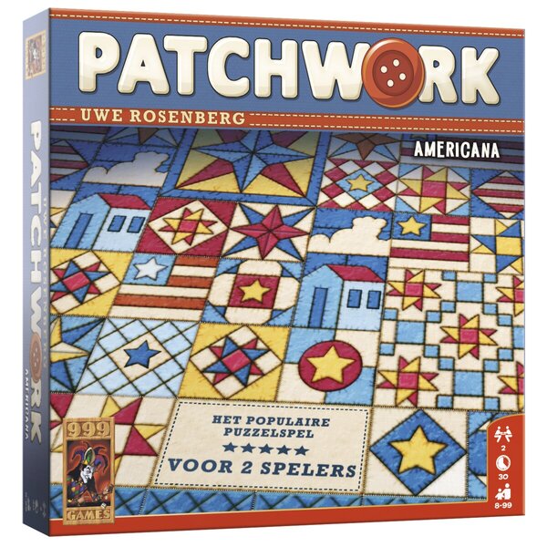 Patchwork: Americana (NL) (Bordspellen), Lookout Games