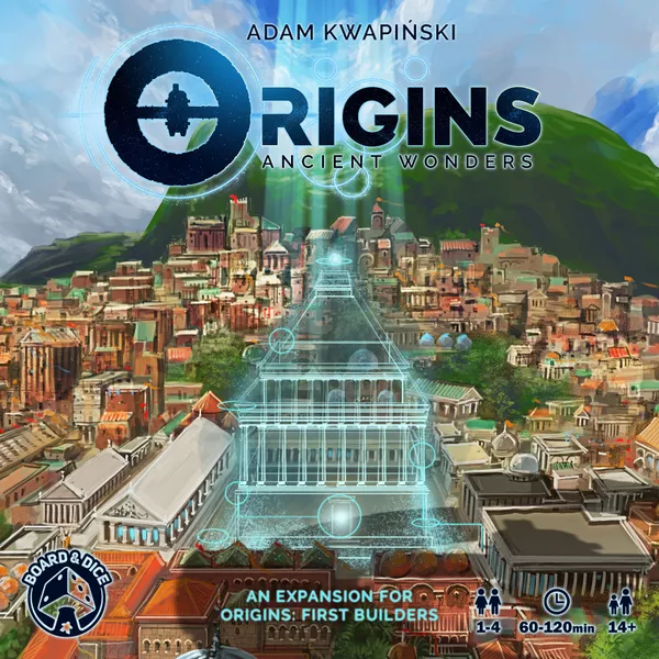 Origins Uitbreiding: Ancient Wonders (Bordspellen), Board & Dice
