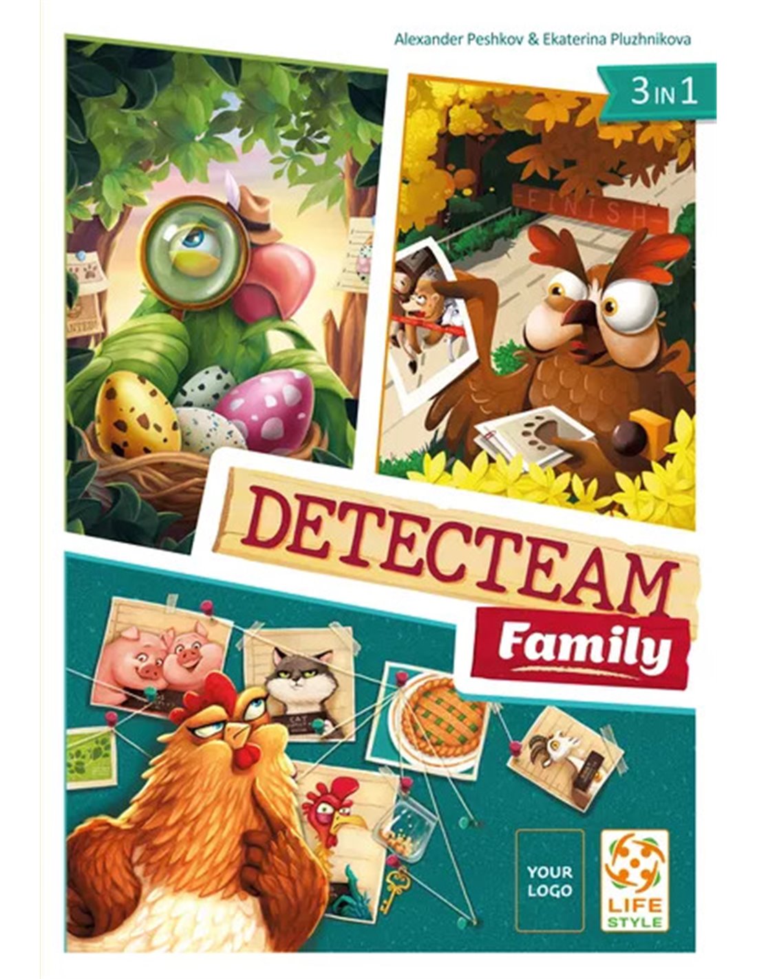 Detecteam Family: 3 in 1 (Bordspellen), Happy Meeple Games 