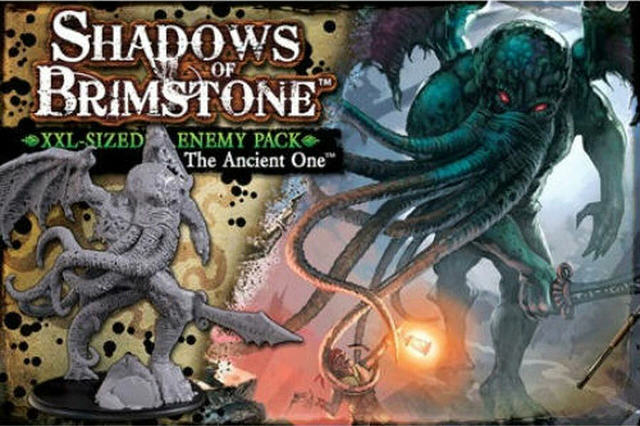 Shadows of Brimstone Uitbreiding: The Ancient One - XXL Deluxe Enemy Pack (Bordspellen), Flying Frog Productions