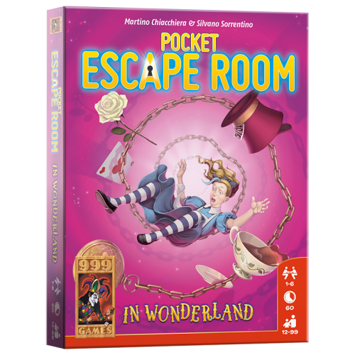 Pocket Escape Room: In Wonderland (Bordspellen), 999 Games