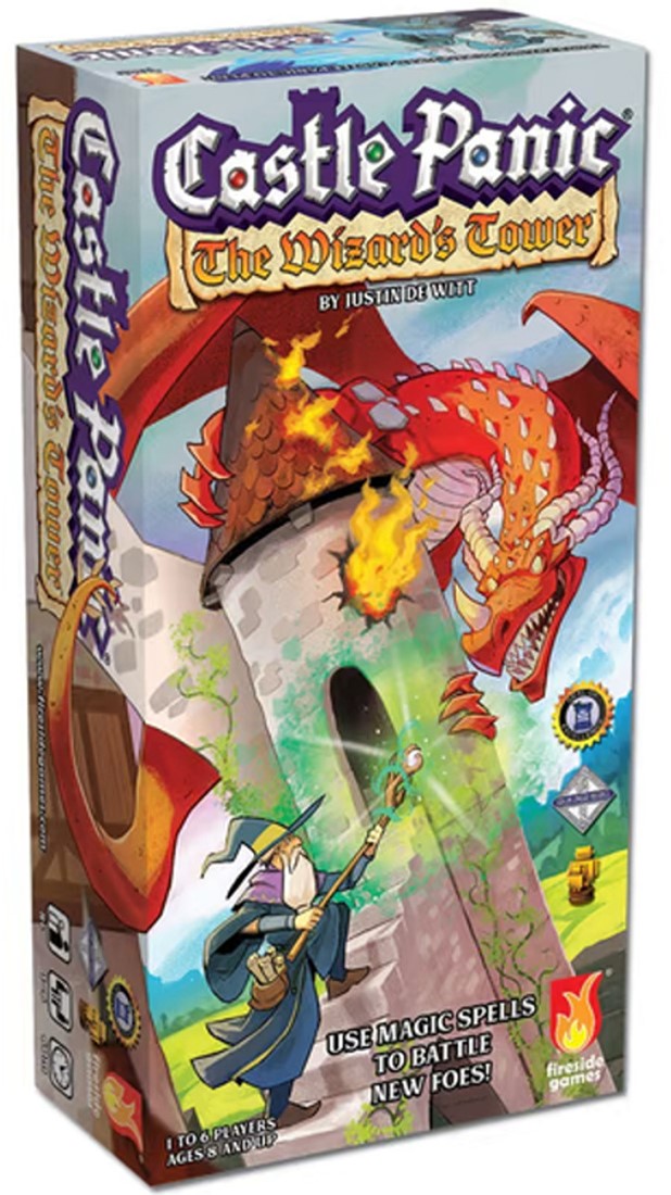 Castle Panic 2nd Edition Uitbreiding: The Wizards Tower (Bordspellen), Fireside Games