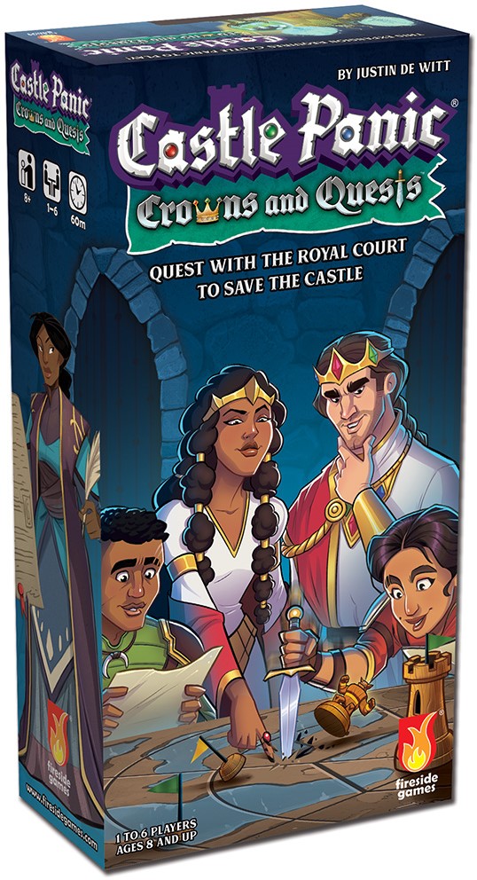 Castle Panic 2nd Edition Uitbreiding: Crowns and Quests (Bordspellen), Fireside Games