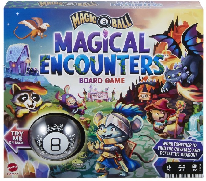 Magic 8 Ball: Magical Encounters (Bordspellen), Mattel