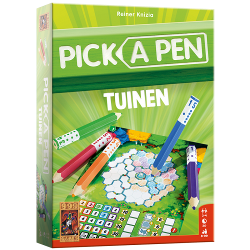 Pick-a-Pen: Tuinen (Bordspellen), 999 Games