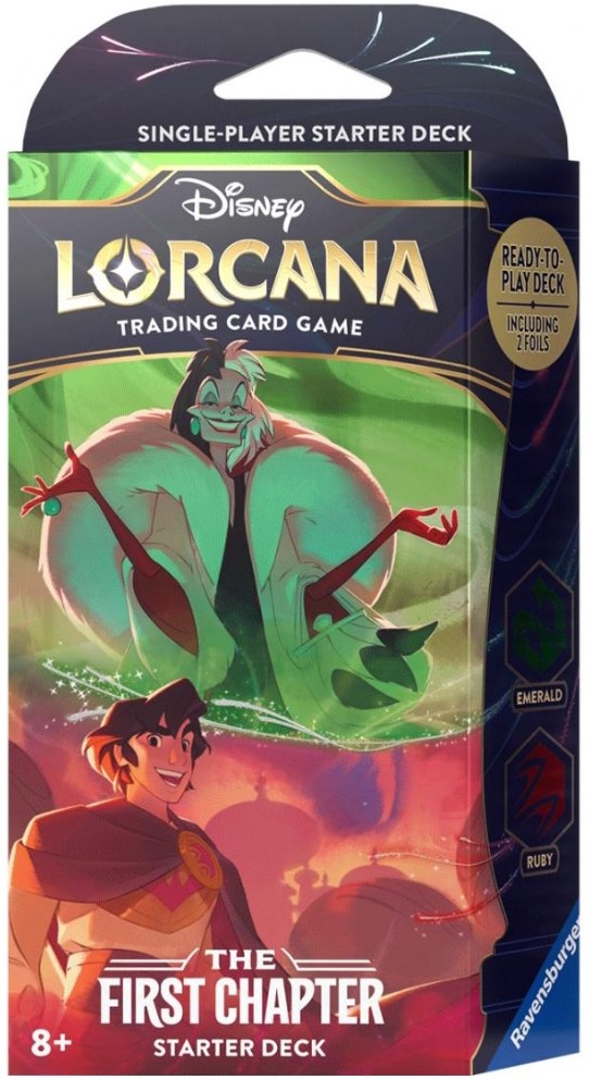 Disney Lorcana: The First Chapter Starter Deck - Cruella & Aladdin (Bordspellen), Ravensburger