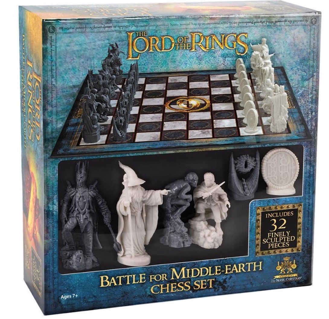 Lord of the Rings: Battle for Middle Earth Chess Set (Bordspellen), The Noble Collection France