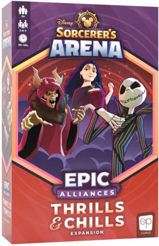 Disney Sorcerer's Arena: Epic Alliances Uitbreiding 2: Thrills and Chills (Bordspellen), USAopoly