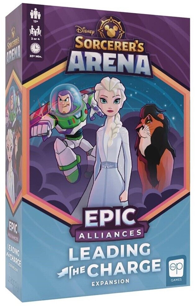 Disney Sorcerer's Arena: Epic Alliances Uitbreiding 3: Leading the Charge (Bordspellen), USAopoly