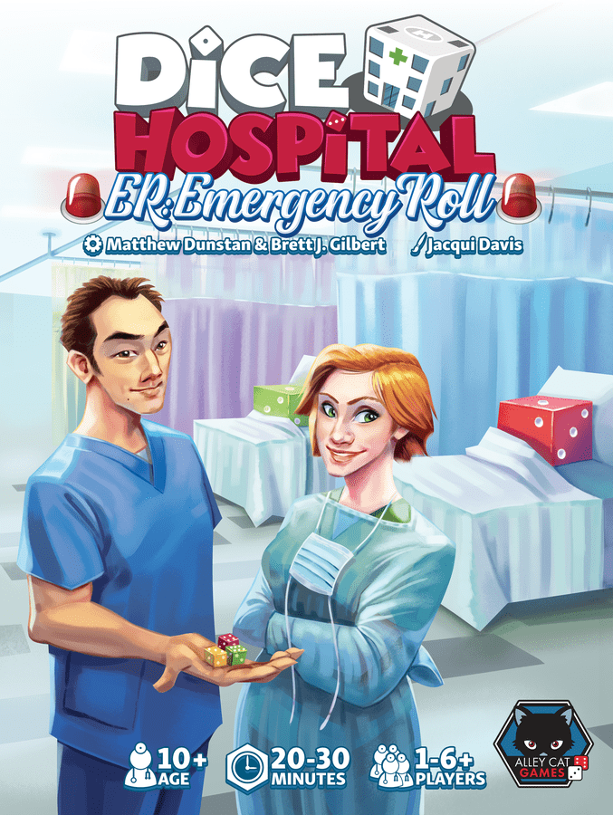 Dice Hospital ER: Emergency Roll (Bordspellen), Alley Cat Games 