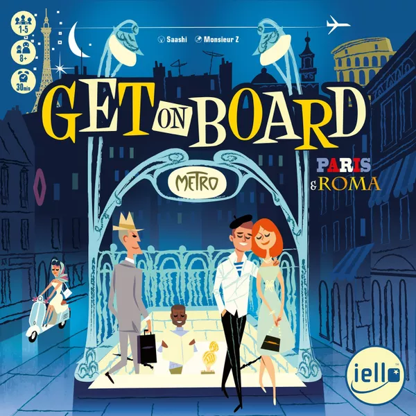 Get on Board: Paris and Roma (Bordspellen), Iello Games