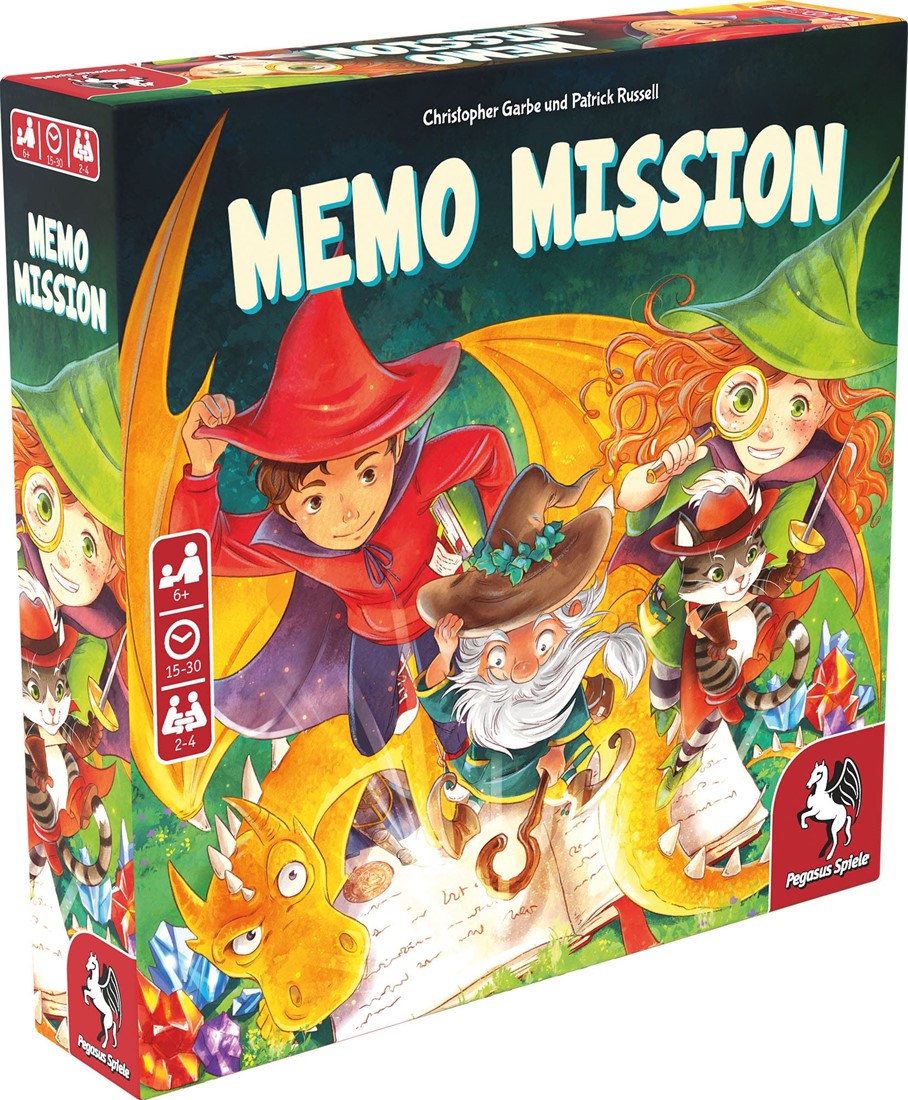 Memo Mission (Bordspellen), Pegasus Spiele