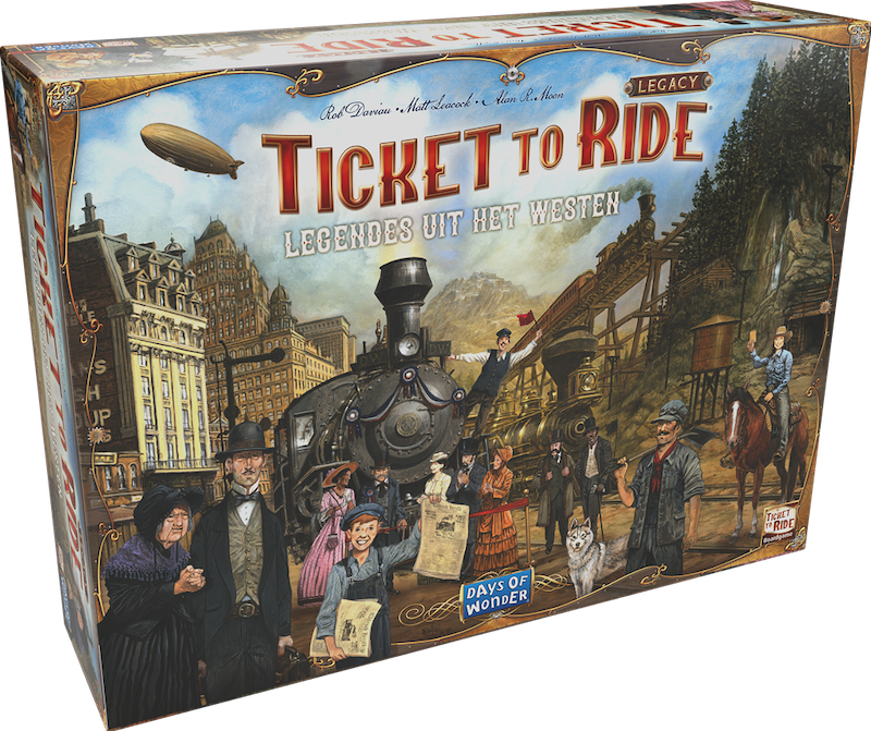 Ticket to Ride Legacy: Legendes uit het Westen (Bordspellen), Days of Wonder