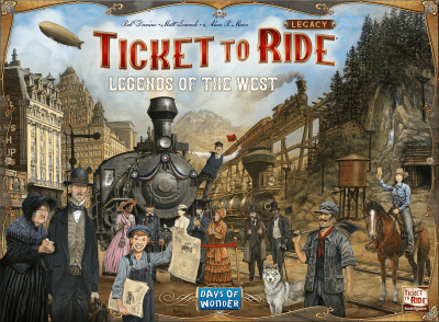 Ticket to Ride Legacy: Legends of the West (Bordspellen), Days of Wonder