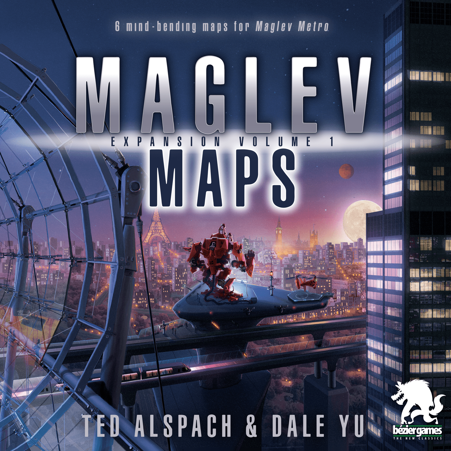 Maglev Metro Uitbreiding: Maps Volume 1 (Bordspellen), Bézier Games