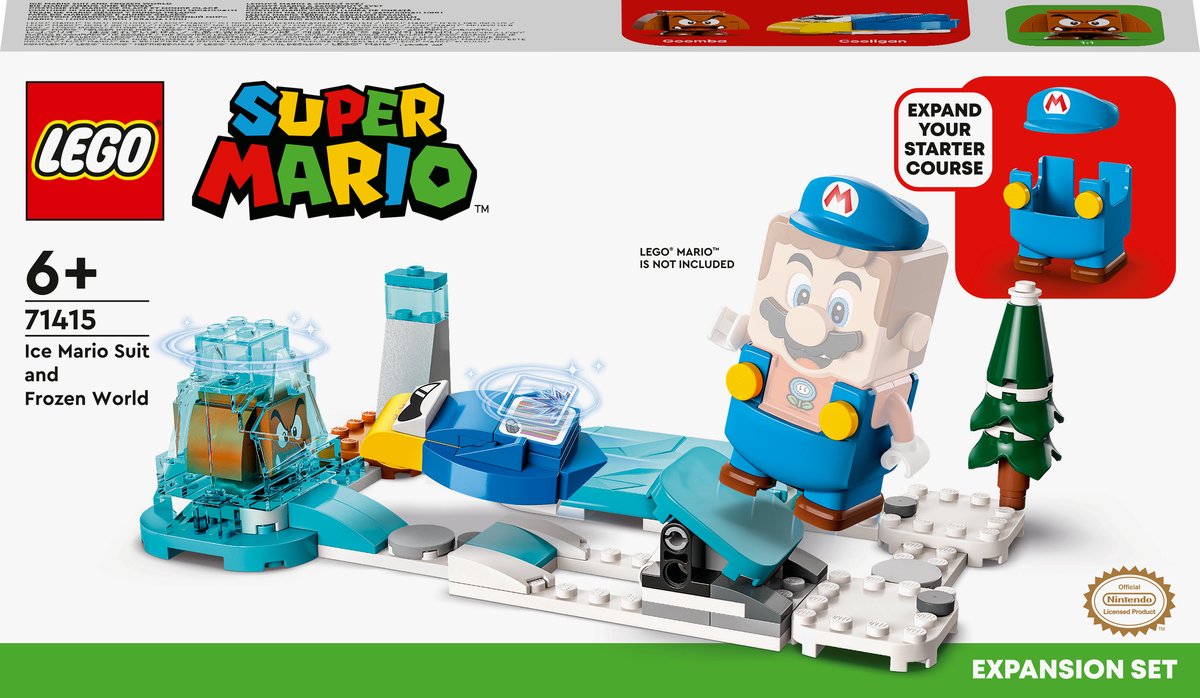 Boxart van Uitbreidingsset: Ijs-Mario pak en Ijswereld (Super Mario Avonturen) (71415) (SuperMario), Super Mario Avonturen