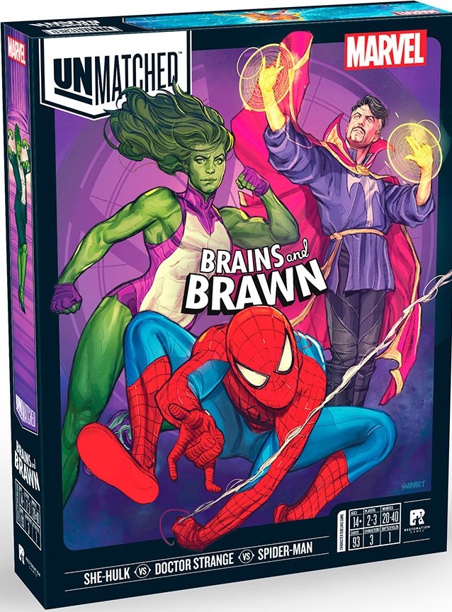Unmatched Marvel: Brains and Brawn (Bordspellen), Restoration Games